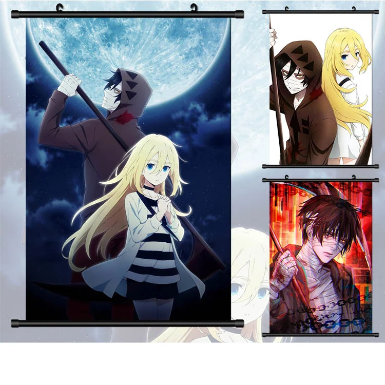 

(40*60cm)Angels of Death Plastic Wall stickers anime around posters wall scroll painting Angels of Death Fiction painting