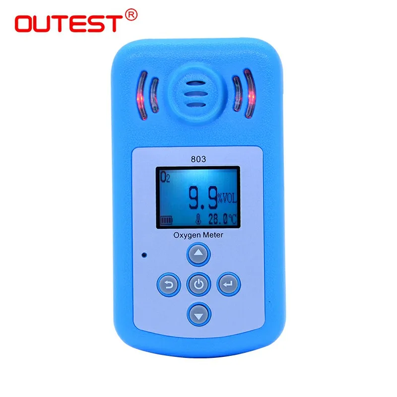 Large LCD Display Oxygen o2 Concentration gas Detector Oxygen meter air
