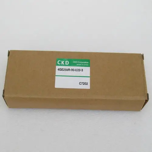 

Free shipping 100% new high quality CKD solenoid valve 4GE259R-00-E22-3 spot DC24V