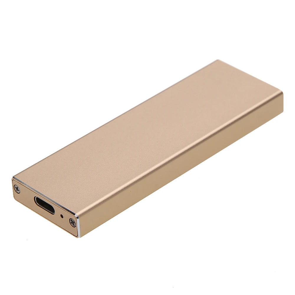 

ZOMY External B Key M.2 NGFF SSD to USB 3.1 Type-C Super Speed Converter Adapter Enclosure Case with USB 3.0 Data Cable