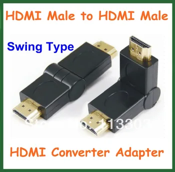 

20pcs HDMI Male to HDMI Male Converter Adapter Swing Type Connector Cable Adapter