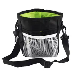 Съемная Pet для обучения сумка для еды собака мешок подачи карман талии ведро нейлоновые Наплечные сумки