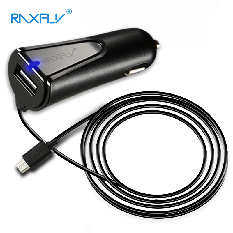 Raxfly الذكية البسيطة شاحن سيارة ل فون 7 6 6 ثانية ل باد شاحن سيارة usb ل xiaomi سامسونج مع كابل شاحن هاتف السيارة 5 فولت 3.4a Raxfly الذكية البسيطة شاحن سيارة ل فون 7 6 6 ثانية ل باد شاحن سيارة usb ل xiaomi سامسونج مع كابل شاحن هاتف السيارة 5 فولت 3.4a