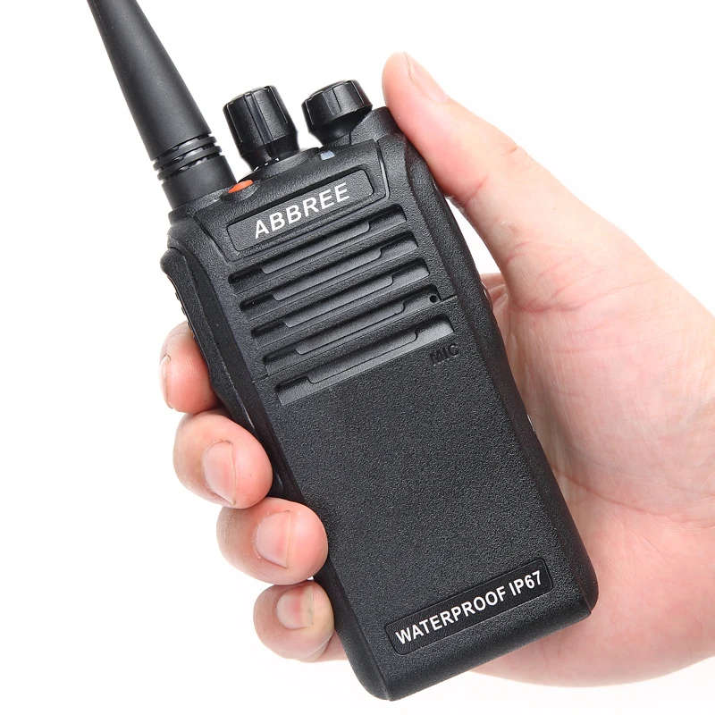 

ABBREE AR-W300 IP67 Waterproof Dustproof 5W UHF 400-480MHz 2200mAh CTCSS/DCS DTMF VOX Function Walkie Talkie Professional Radio