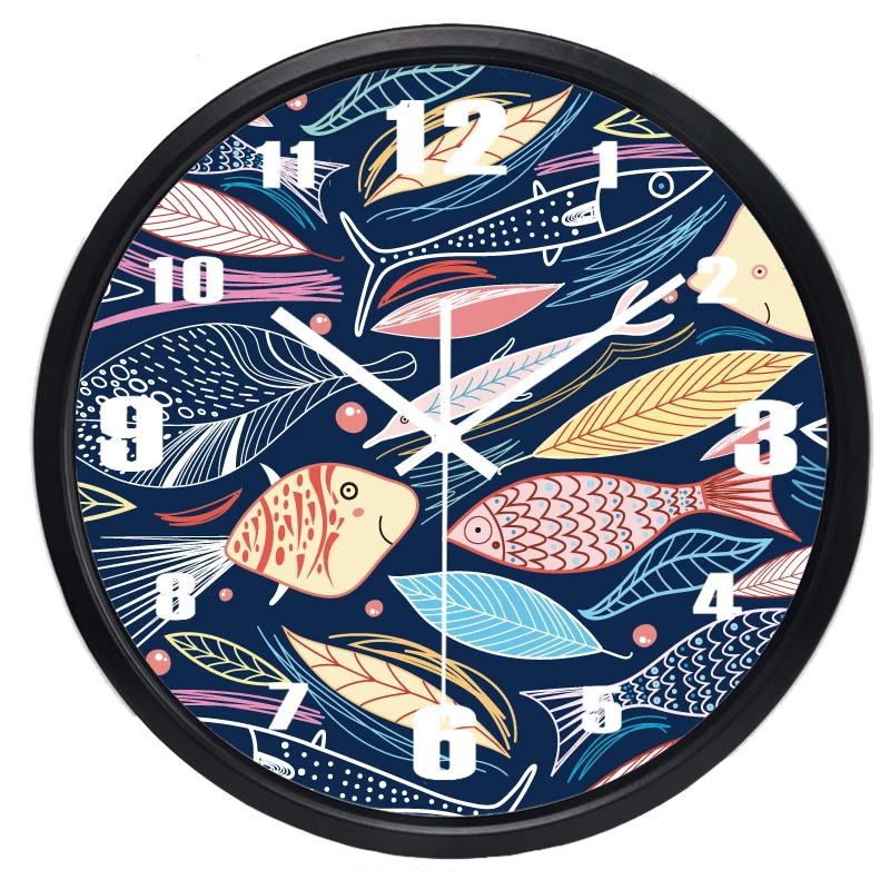 Japan Koi Fish Wall Clock Good Luck Clock Wall Clocks AliExpress