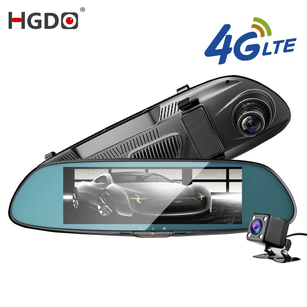 

3G/4G GPS navigation Car Dvr 7" Touch screen Car camera Android 5.0 Bluetooth Wifi rearview mirror Dash Cam car video recorder