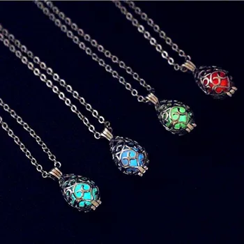 

(10pc)Worry Locket Teardrop Antique Silver Essential Oil Diffuser Filigree Locket Necklace