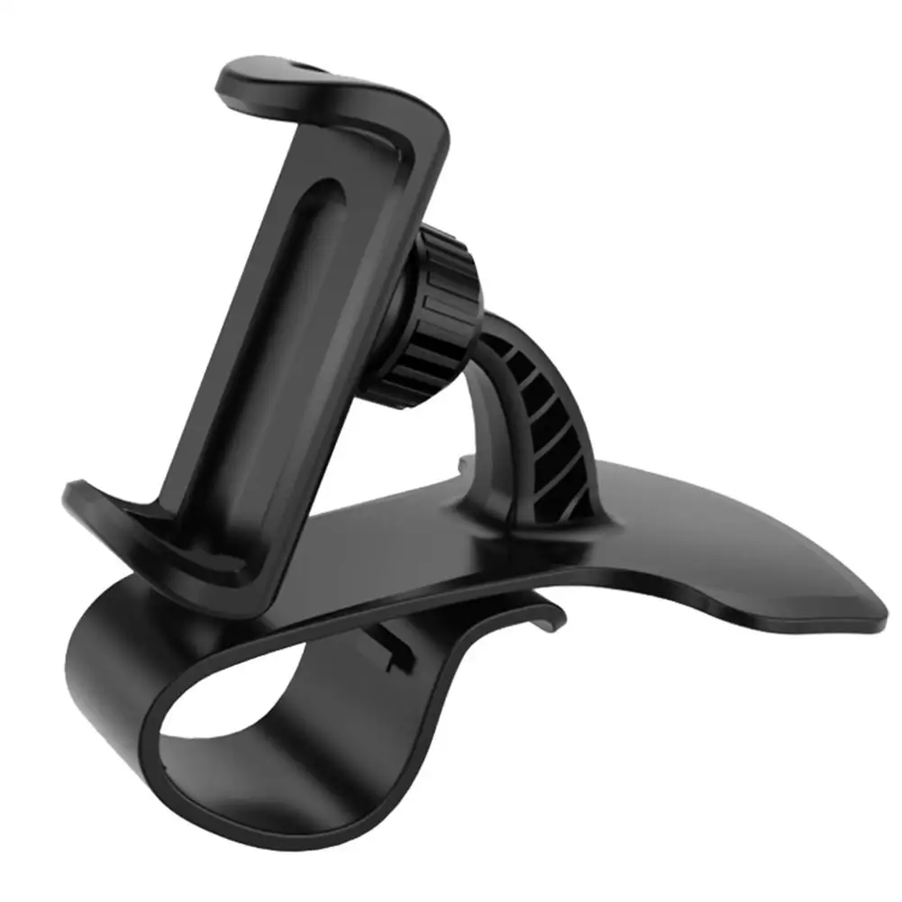 

Car HUD Dashboard Clip Mount Stand Holder For Cell Phone 360-degree Rotating ABS Material Portable Durable Car Bracket Holder
