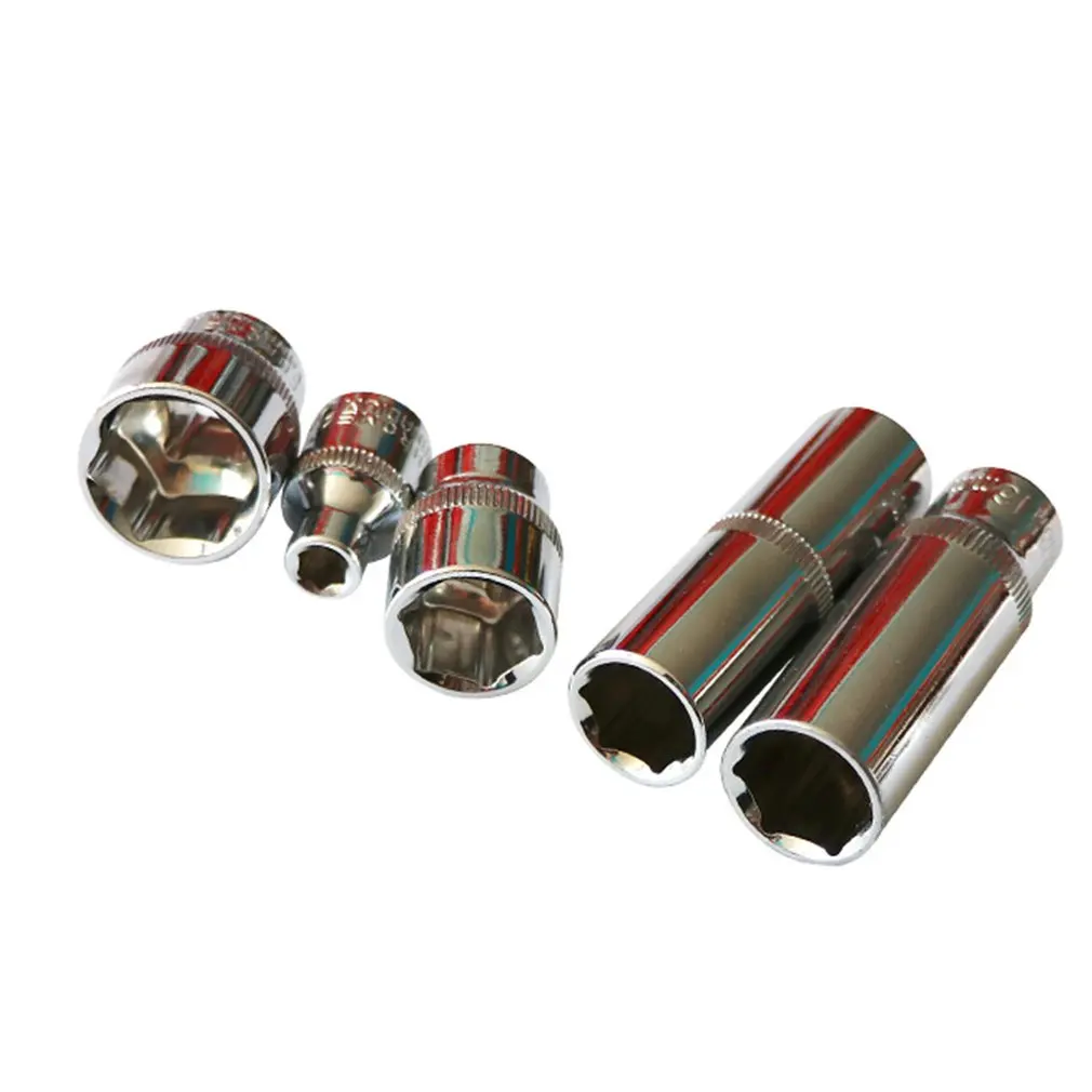 

DICHUANG 3/8 Inch 6mm~24mm Hexagon short sleeve Socket Wrench Head Inner Hexagon Spanner Allen Head Auto Repair Tool