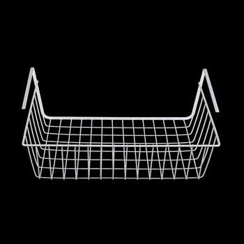 

1 pcs New Kitchen Under Shelf Storage Basket Lightweight Metal Organiser Rack
