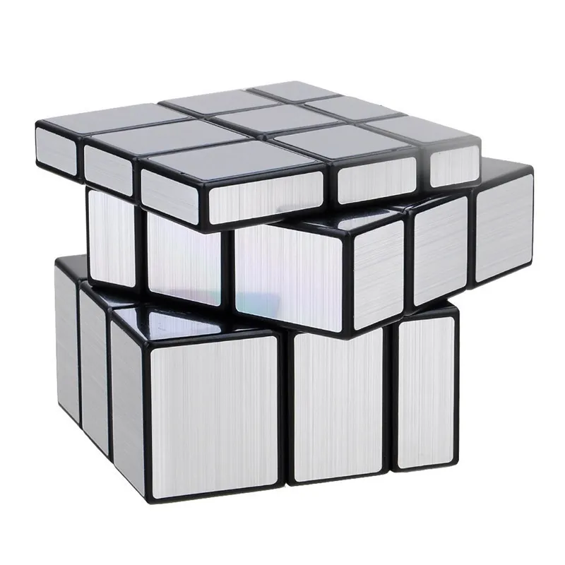 3x3x3 Волшебное Зеркало куб профессиональный серебряный cubo magico Cast Puzzle покрытием