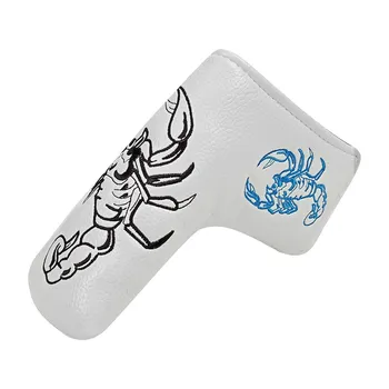 

Mazel Golf Clubs Golf Putter Cover for Blade Golf Putter Black Silver Orange Club Protector