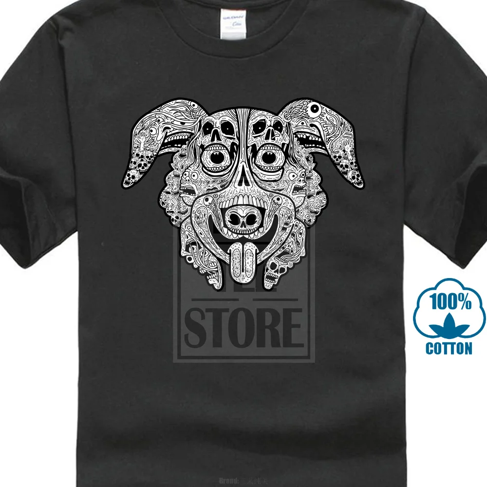 

Mr Pickles Skull Crew Neck T Shirts For Men Black
