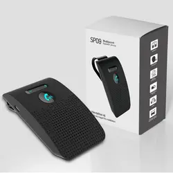 Qiang Kit de manos libres V5.0 para coche, altavoz inalámbrico compatible con Bluetooth, parasol para teléfono, Clip, nuevo