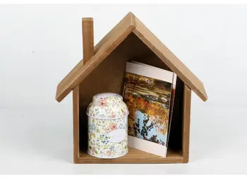 

1PC New Zakka Zakka home grocery retro old wooden desktop storage box office small things storage box JL 0918
