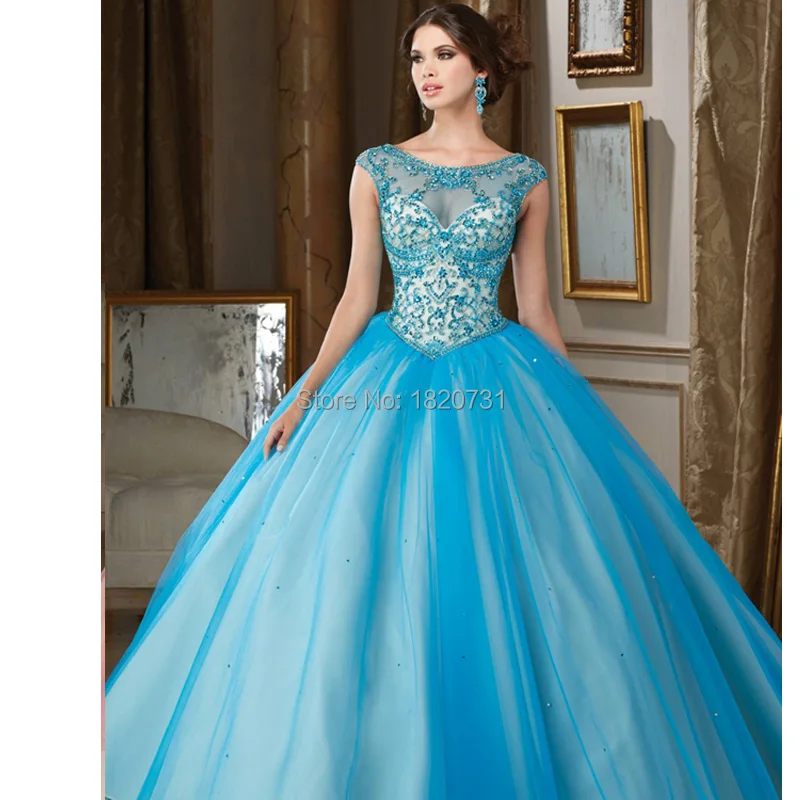 

Vestidos de 15 anos Blue Pink Quinceanera Dresses 2019 Cheap Quinceanera Gowns Jewelry Ball Gown Tulle Sweet 16 Dresses