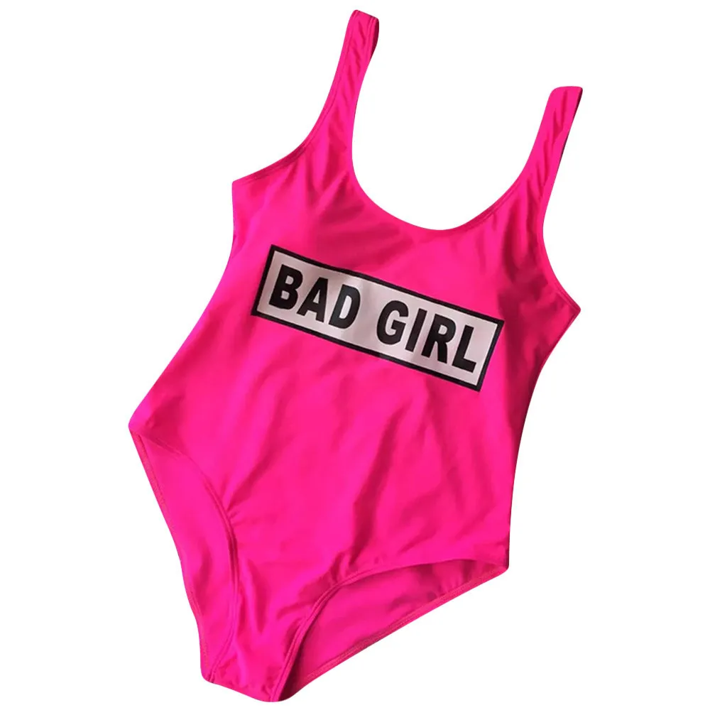ZAFUL-2016-Hot-Newest-Hit-Color-Letter-Print-Women-One-Piece-Swimwear-Bathing-Suit-Monokini-Beach