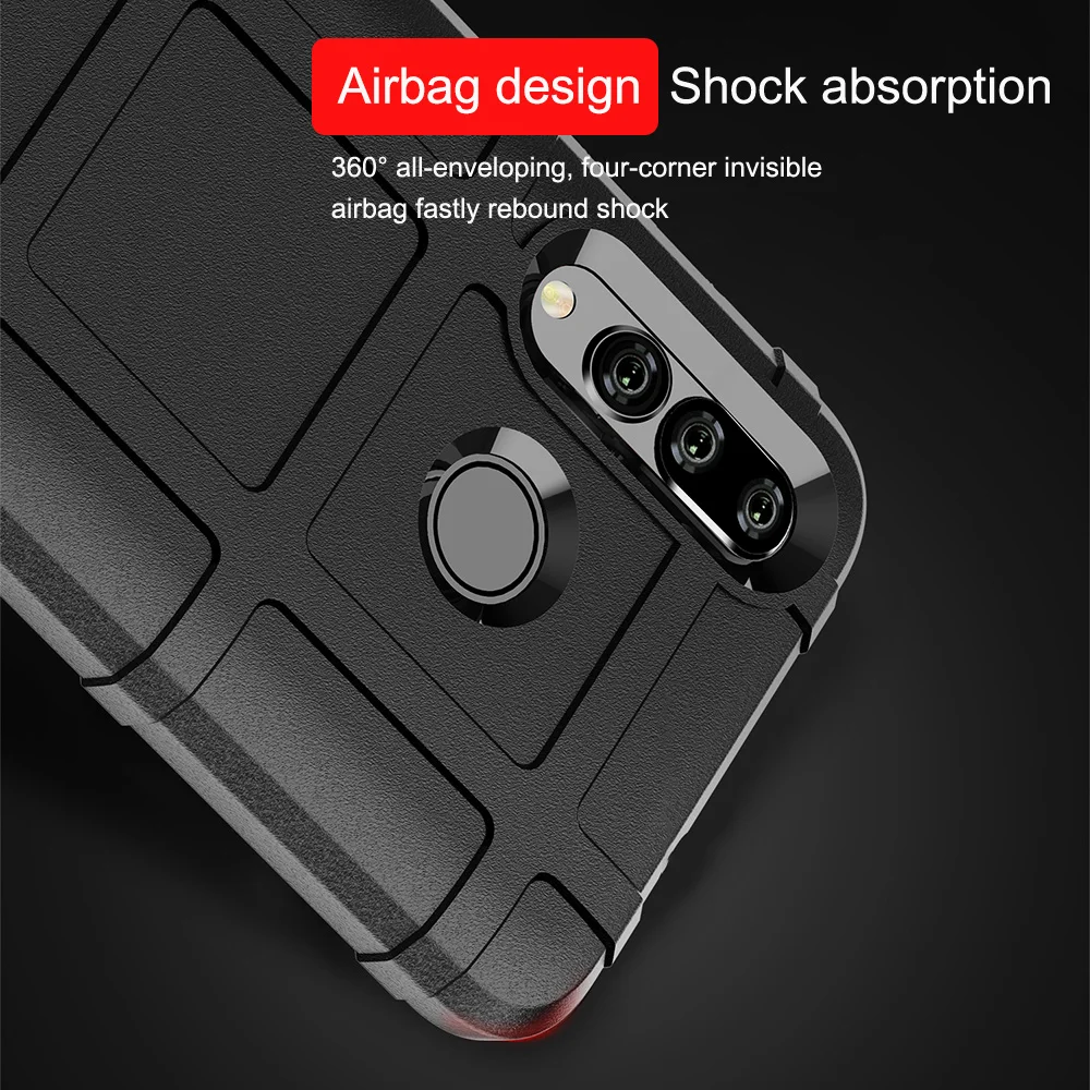 

TPU Heavy Case For Huawei Honor 10 Lite Nova 4 Cases Silicone Shield Protective Cover for Huawei Mate 20 X RS Porsche Design