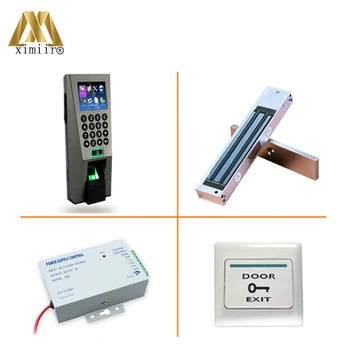 

Wiegand Reader Biometric Access Controller F18 With Power Supply,Exit Button,Magnetic Lock Fingerprint Access Control F18 Kits