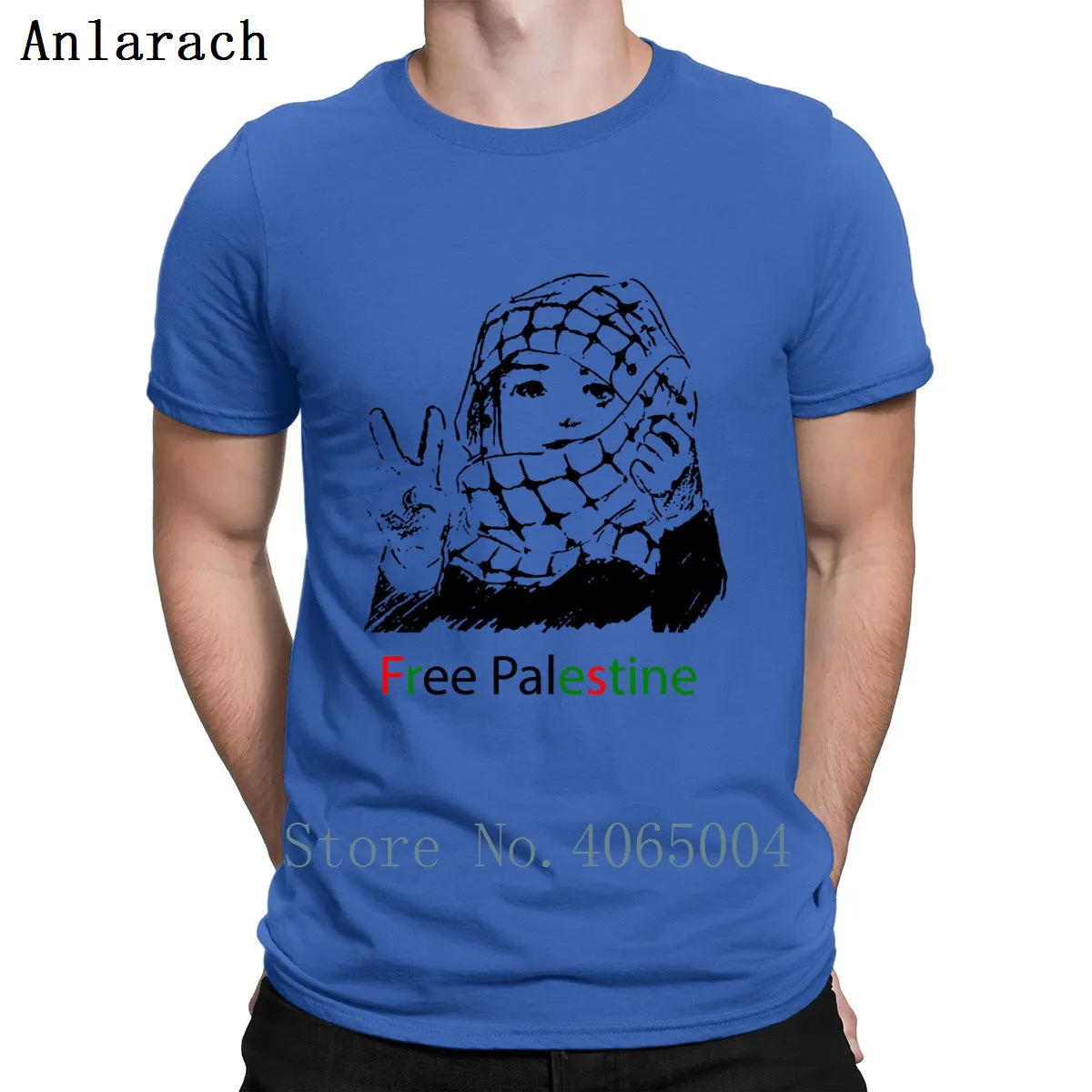 Бесплатная Палестина футболка новинка Модная хлопковая летняя формальная