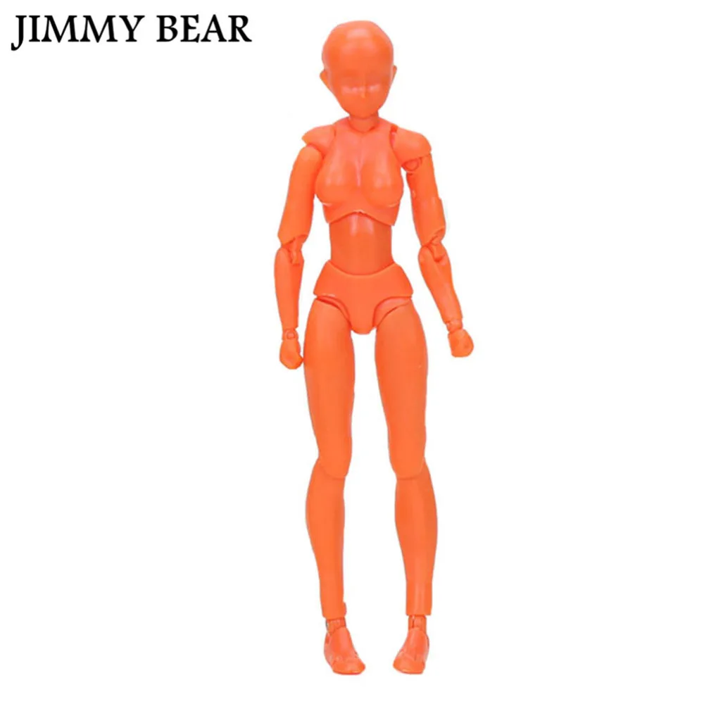 

JIMMY BEAR SHF S.H. Figuarts Body chan DX SET Orange Color Ver. Female body Model element Action Figure