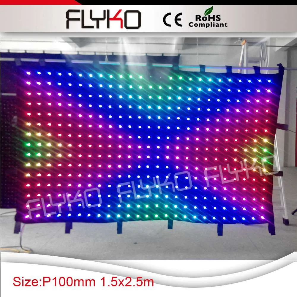 p10 led video curtain 28