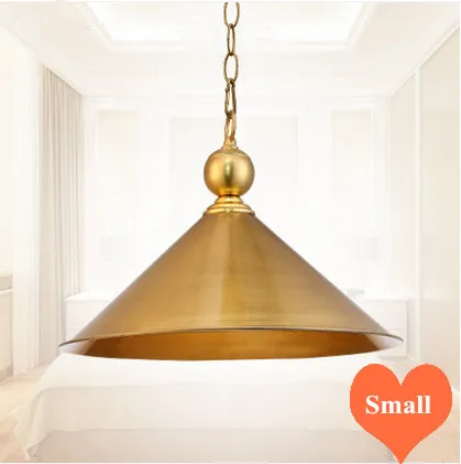 

Mordern creative entire copper Pendant lights polishing&vacuum coating E27 LED single lamp for porch&pavilion&stairs BRSDD019