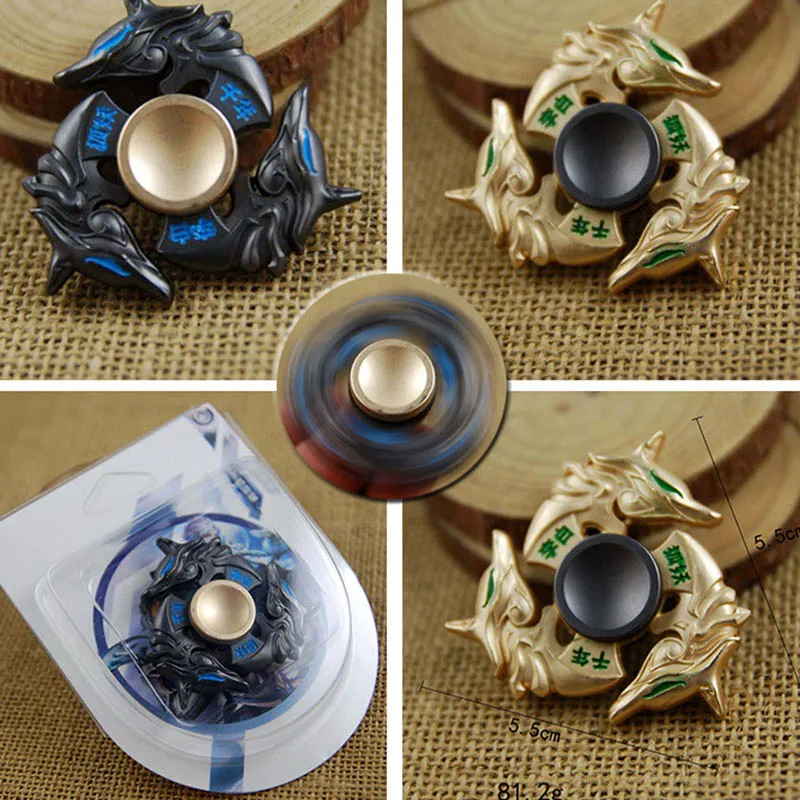 2017 New Golden Fox Fid Spinner Zinc Alloy Metal Rotary EDC Hand