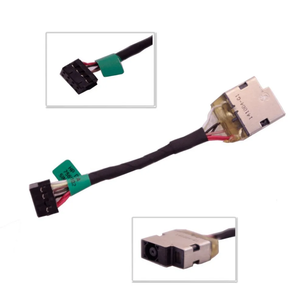 WZSM NEW laptop DC Power Jack Cable For HP Pavilion 15 N Series 15