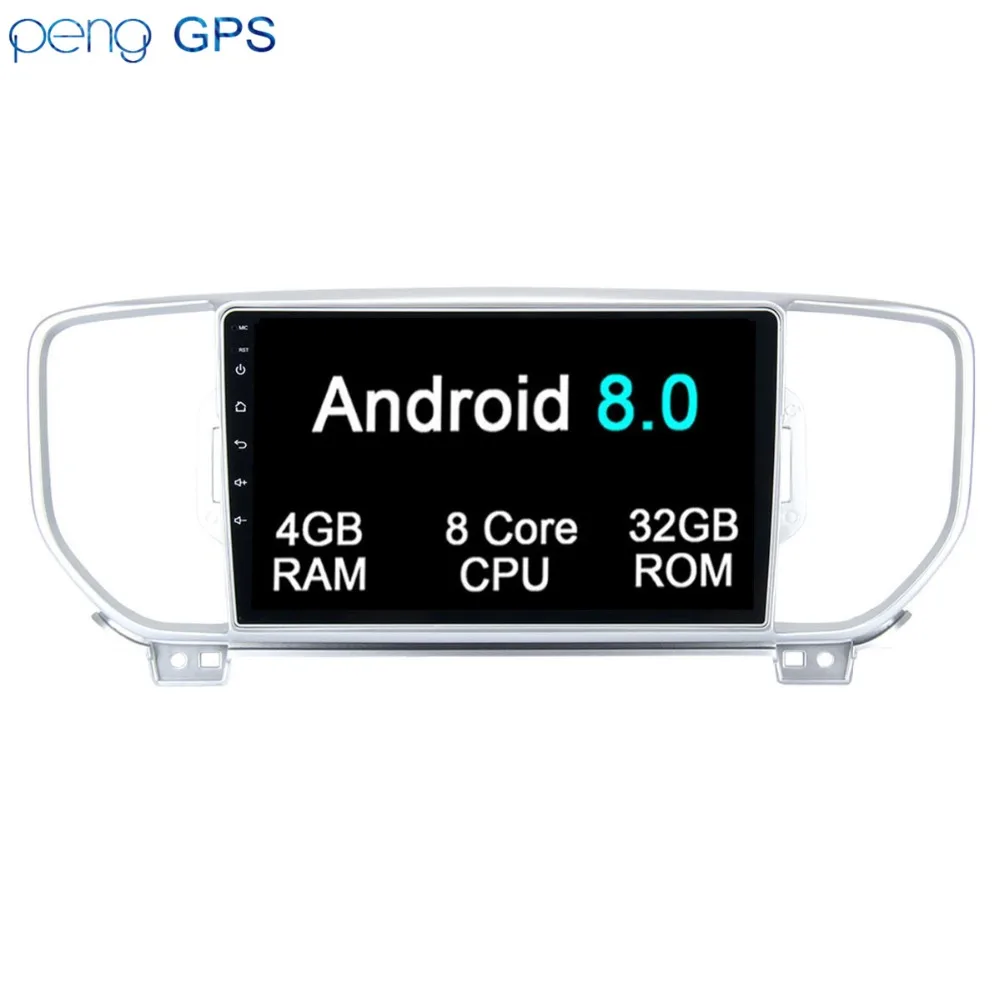 

Android 8.0 7.1 Car Radio GPS Navigation Headunit for KIA Sportage 2015-2018 no Car DVD Player Stereo Audio Multimedia