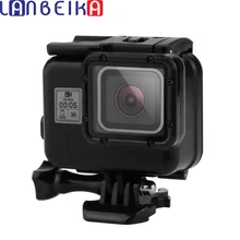 Lanbeika для GoPro Hero 6 5 черный Цвет Водонепроницаемый Корпус случае Сенсорный экран задняя дверь Подводный бокс для GoPro Hero5 Hero6