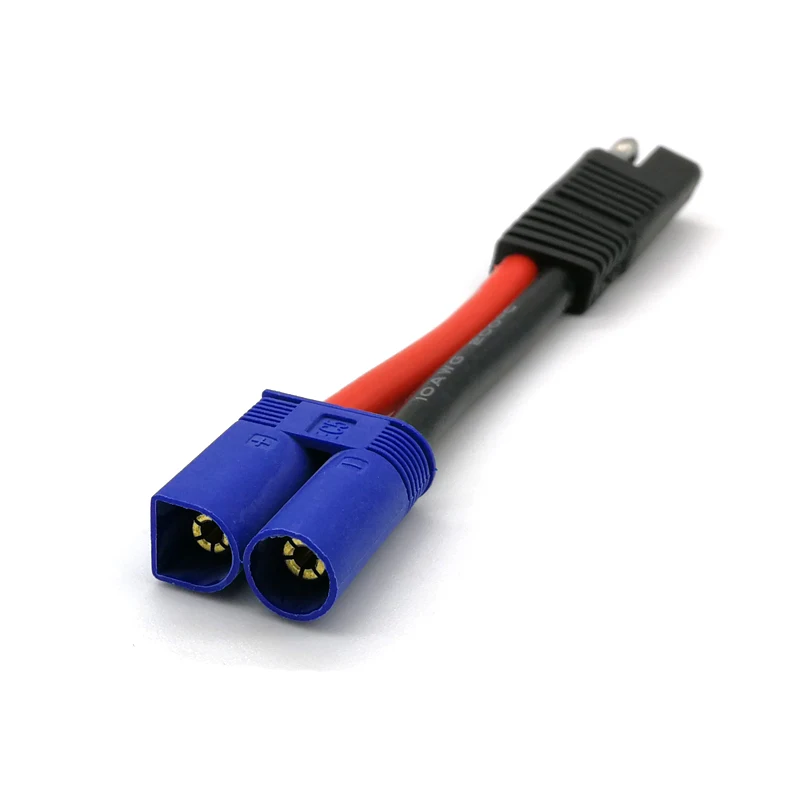 1pcs 10AWG EC5 Male Plug to SAE Power Automotive Adapter Connector Cable Wire