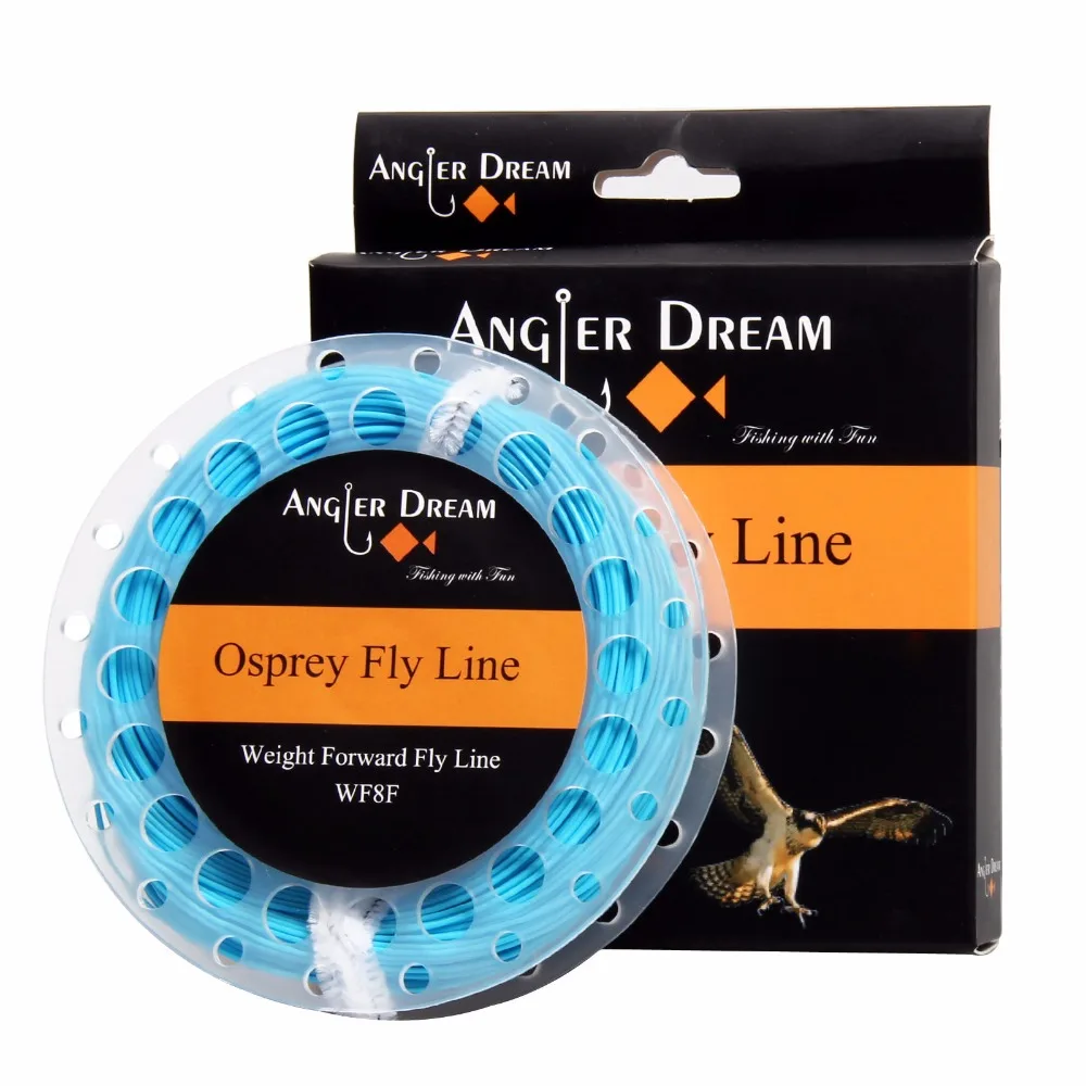 Angler Dream Brand Fly Line WF 1/2/3/4/5/6/7/8/9F Weight Forward Floating Fly Fishing Line With