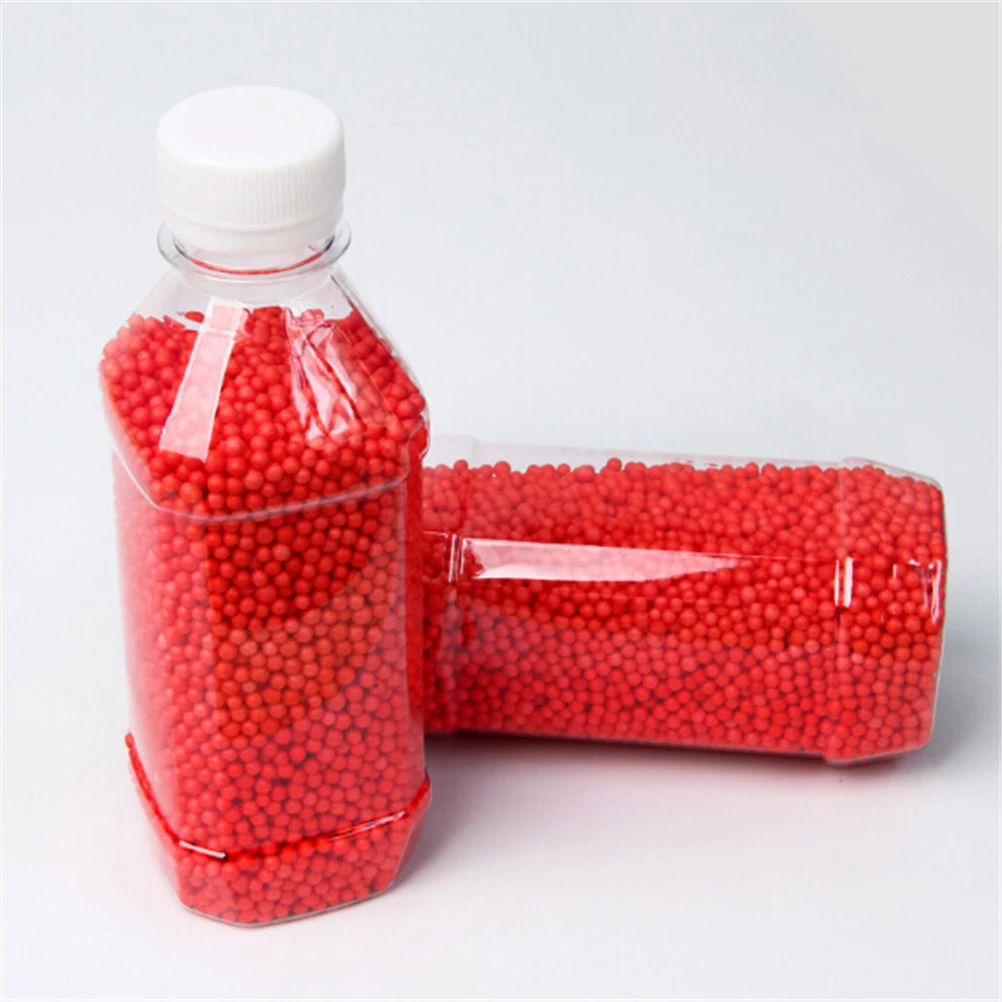 2,3 мм-3,5 мм пенополистирол пенопласт мини-шарики DIY разные цвета украшения 1 бутылка/упаковка - Цвет: A6