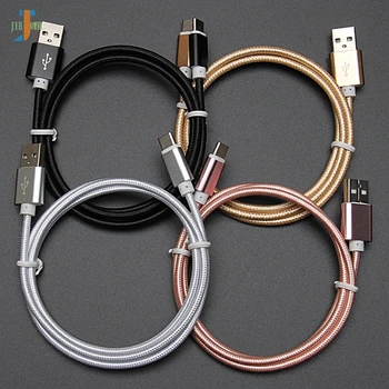 

0.25m1.5m 1m 2m 3m Type C USB Phone Charger Cable Nylon Braided Data Cable for Samsung Galaxy S9 Huawei P20 100pcs/lot
