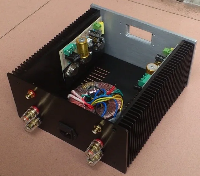 D 066 CNC полностью алюминиевое шасси для корпуса шкафа самостоятельного усилителя