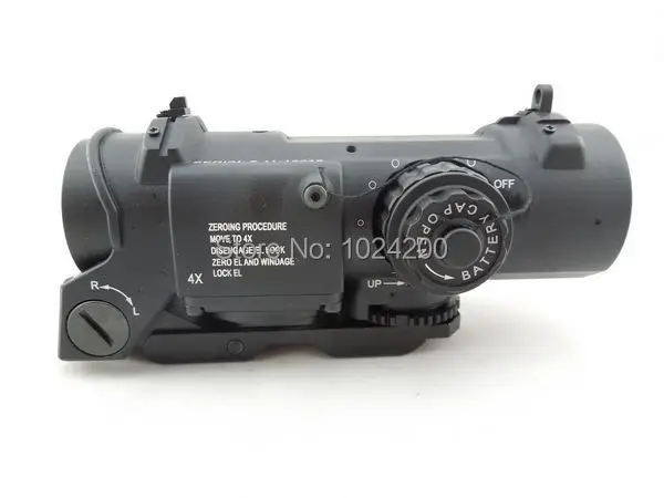 

4x Fixed Dual Role Optic Tactical Rifle Scope/ Airsoft Scope/ Magnificate Scope For Hunting