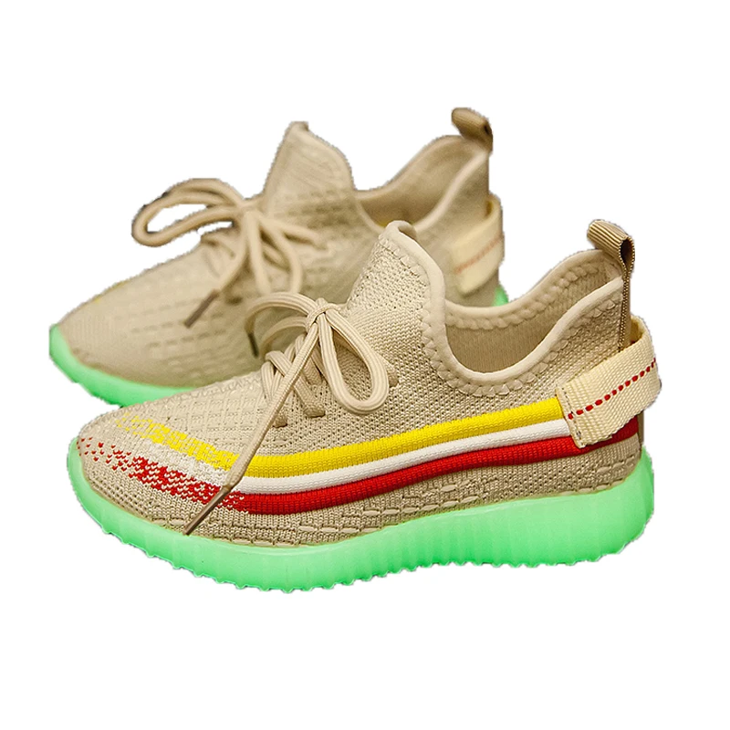 

2019 New Style Noctilucent Kids Sneakers Night Glowing Running Shoes for Boys Girls Shoes Children's Luminous Shoes Toddlers