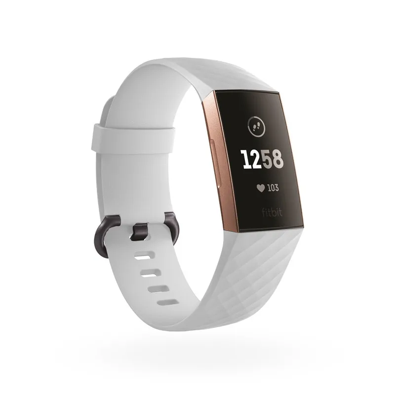 Зарядка 3 ремешок чистый цвет силиконовый сменный Смарт-часы браслет ремешок для Fitbit Зарядка 3 Ремешок Браслет ремень подходит для бит