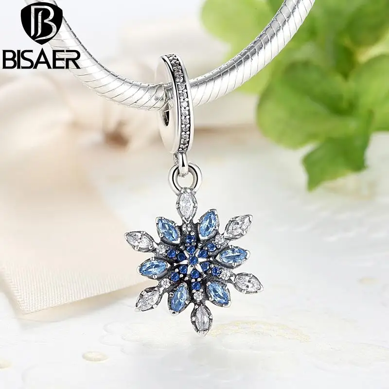 BISAER High Quality 925 Sterling Silver Charms Fit BSE Original Bracelet Women Pendant Jewelry Making | Украшения и аксессуары
