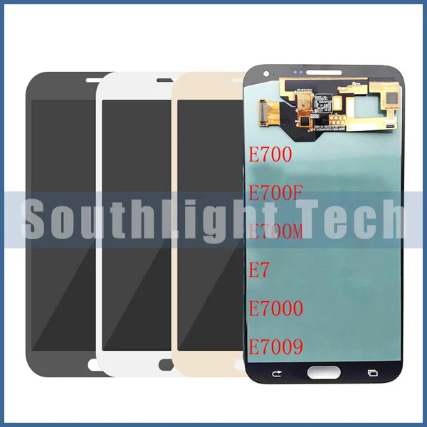 

Grade AAA+++ For Samsung E7 E700 E700F E700M E700H LCD Display Touch Screen Digitizer Assembly For Galaxy E7 display E700 Screen