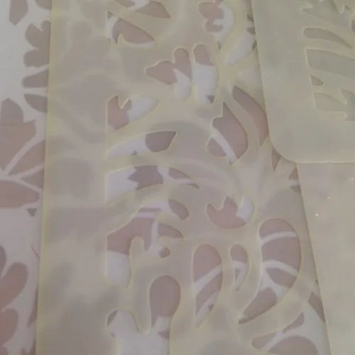 wedding cake stencil 2-4