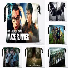 Custom The Maze Runner Drawstring Bags Travel Storage Mini Pouch Swim Hiking Toy Bag Size 18x22cm#0412-03-40