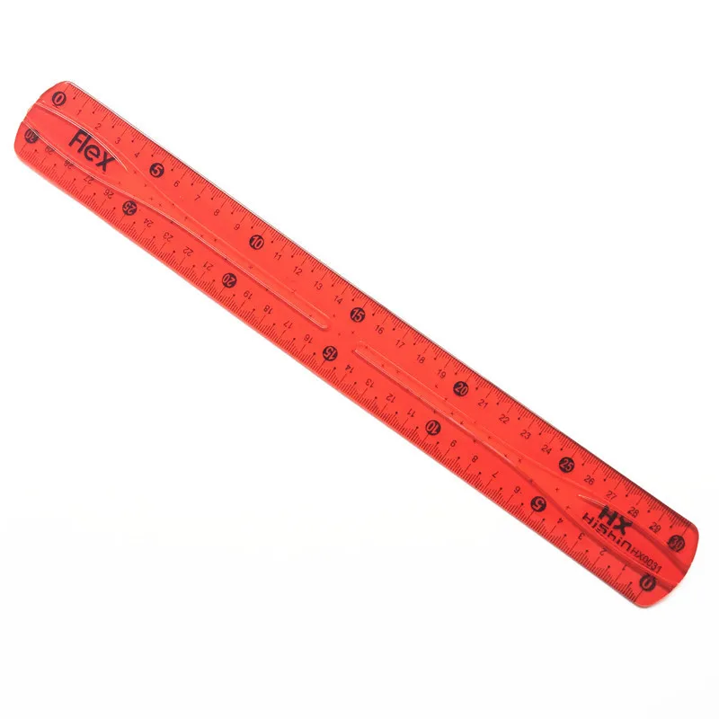 1 pcs Creative Soft ruler 30 cm Multicolur Soft ruler tape measure Used for school student office stationery Supplies