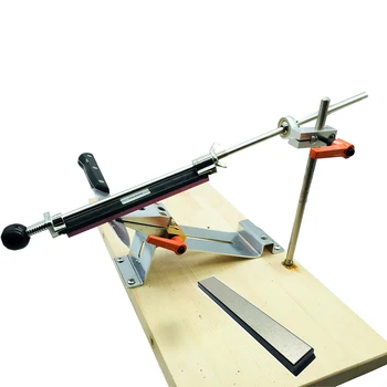 

Retrofit Modified Ruixin Pro Knife sharpener system New Cross slider Reversal clip Edge sharpener with one diamond stone 500#