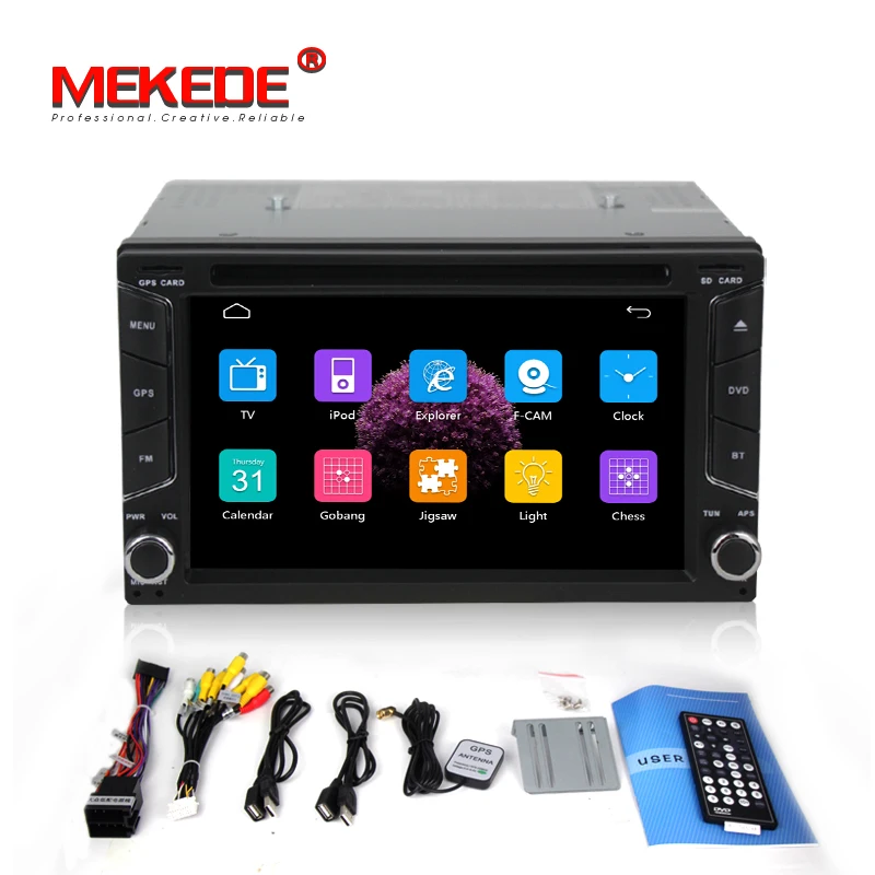 Top Two Din 6.2 Inch Car DVD Player For NISSAN/TIIDA/QASHQAI/X-TRAIL With 3G Host Radio GPS RDS BT TV 1080P Ipod Free Maps 5