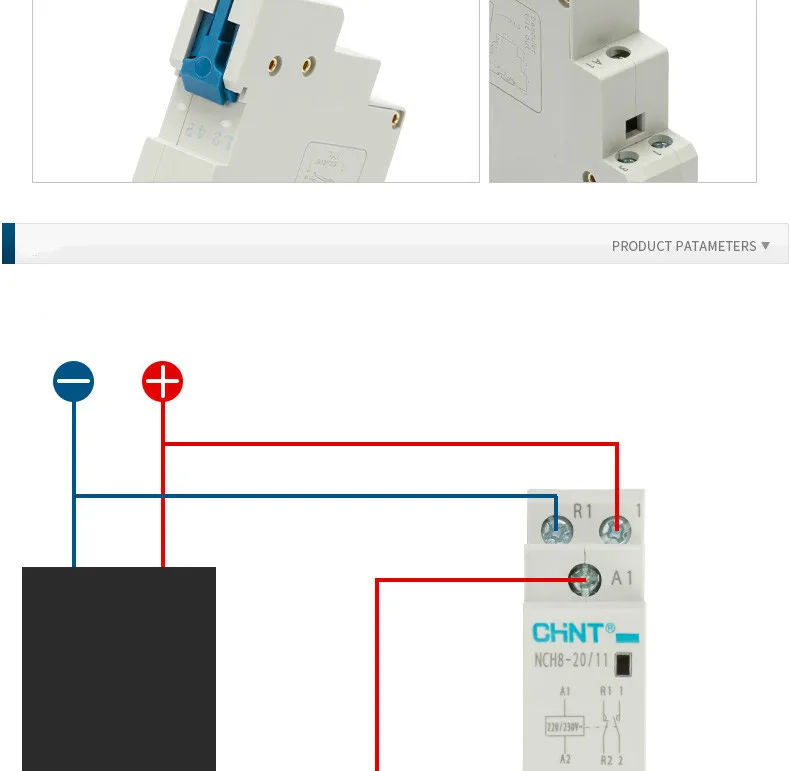 CHINT бытовые инструменты переменного напряжения связи Gmc Контактор NCH8-20/11 220 В Тип направляющей нормально Открыть Один часто закрывает 2P 20A
