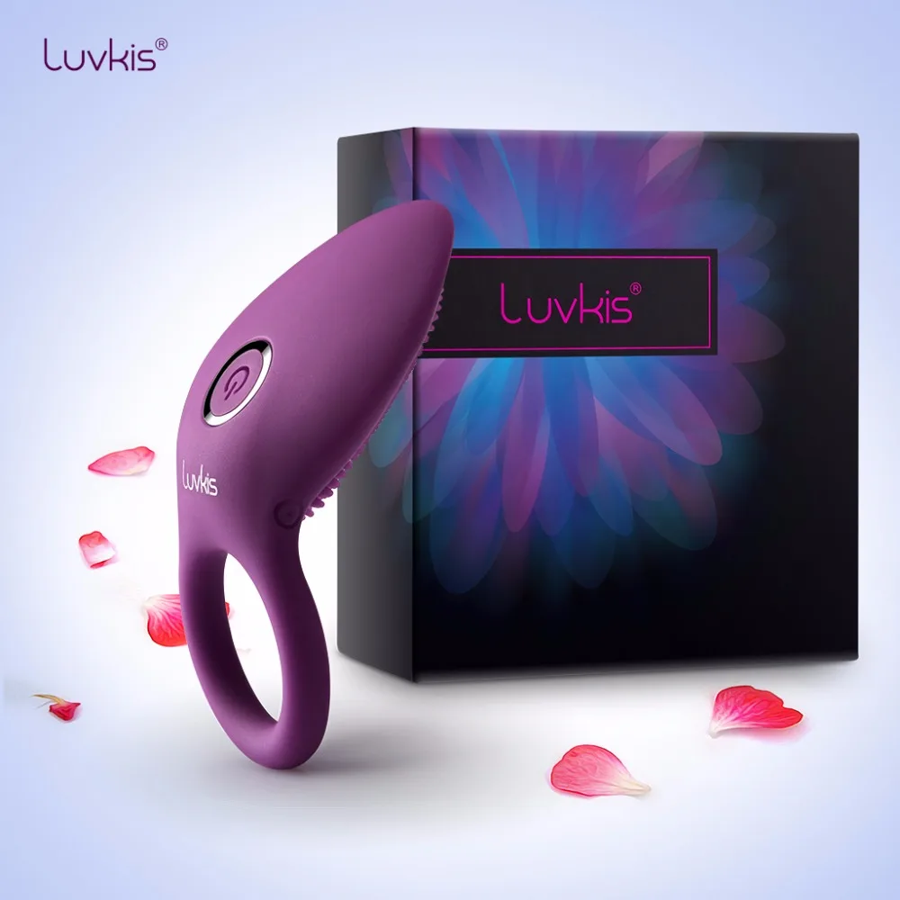 Luvkis Male Longer Lasting Vibrating Cock With Ring -9289