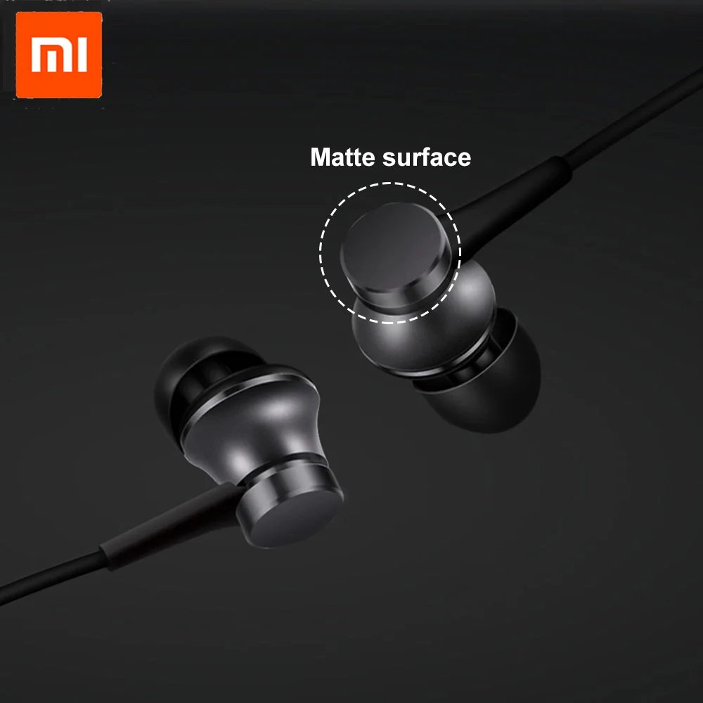 Původní Xiaomi Mi Piston čerstvé verze sluchátka 3,5 mm 3. basové sluchátka sluchátka s dálkovým ovládáním a mikrofonem pro mobilní telefon MP4 MP3 PC  t