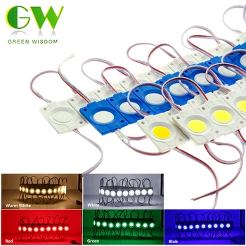 

LED Module String COB 2.4W DC12V IP65 Waterproof DIY LED Module Light Backlight for Outdoor Advertising Luminous Signs 20Pcs/Lot